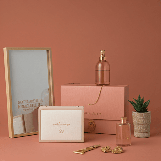 Intérieur d'une boutique luxe avec design architectural minimaliste