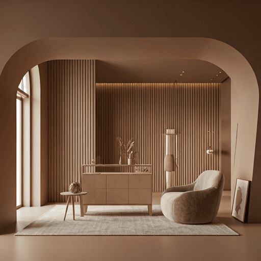 Intérieur luxueux d'une boutique de mode